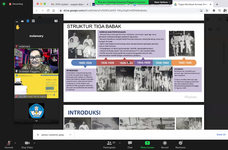 Bimtek Penulis Skenario Film Sejarah
