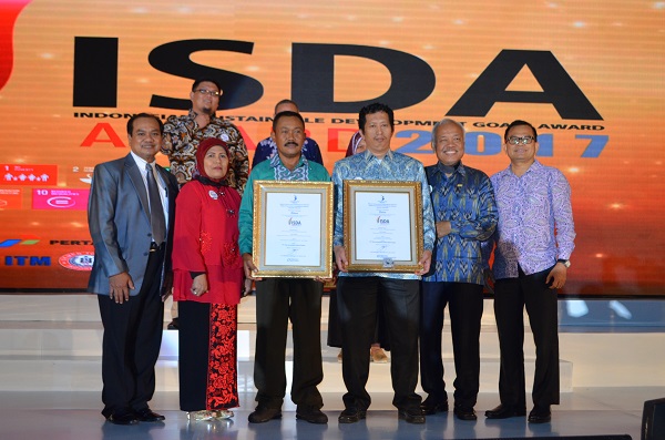 Muhammad Farid Wajdi, raih penghargaan "Terbaik 1" dalam Penilaian SDGs-Tingkat Lapangan Kategori Perseorangan. (foto: ist/dokpribadi)