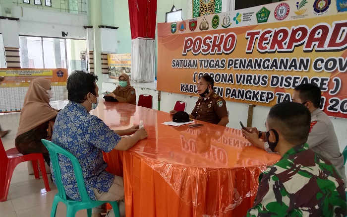 Konsultasi dan Koordinasi dengan Tim Satgas Covid-19 Pangkep