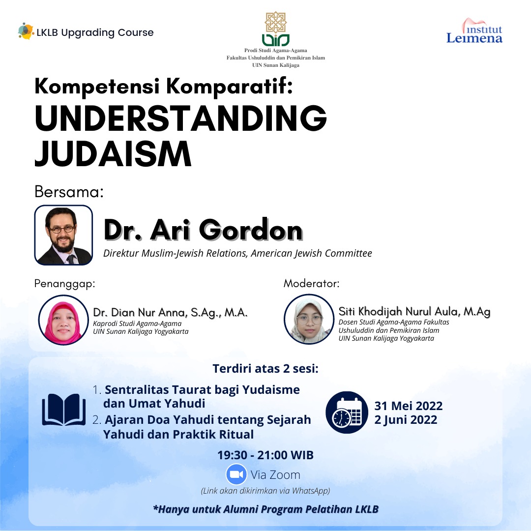 Kompetensi Komparatif: Understanding Judaism (Webinar Leimena)