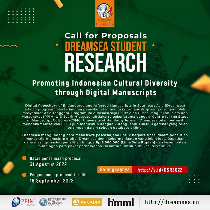 DREAMSEA Student Research “Promoting Indonesian Cultural Diversity through Digital Manuscripts” DREAMSEA Student Research “Promoting Indonesian Cultural Diversity through Digital Manuscripts”