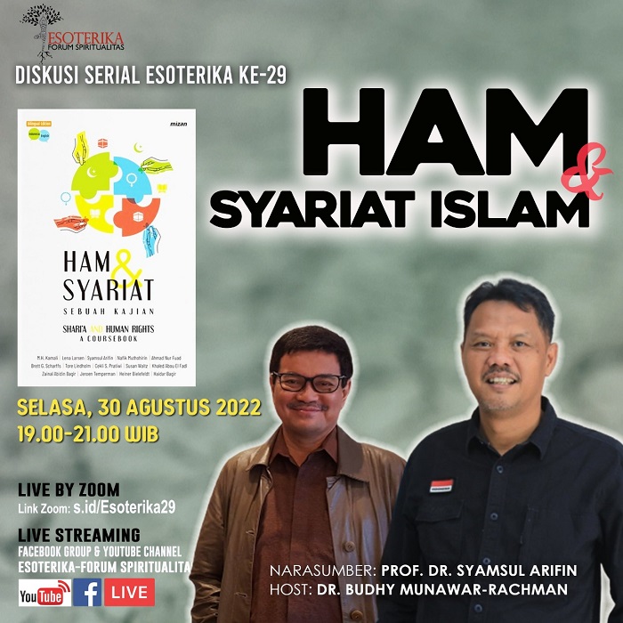 Diskusi Serial Esoterika ke-29: HAM dan Syariat Islam Diskusi Serial Esoterika ke-29: HAM dan Syariat Islam