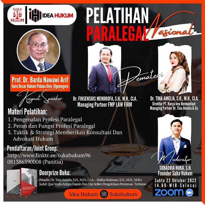 PELATIHAN PARALEGAL NASIONAL PELATIHAN PARALEGAL NASIONAL