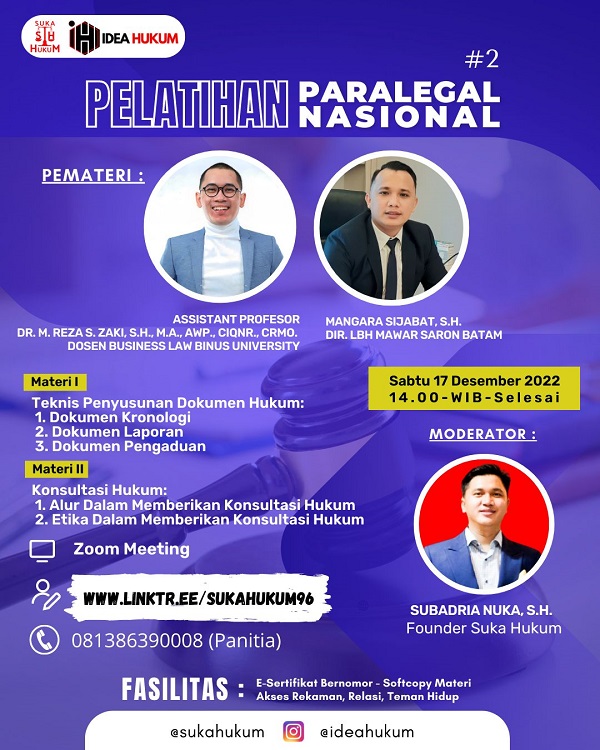 [PELATIHAN PARALEGAL NASIONAL Jilid 2]