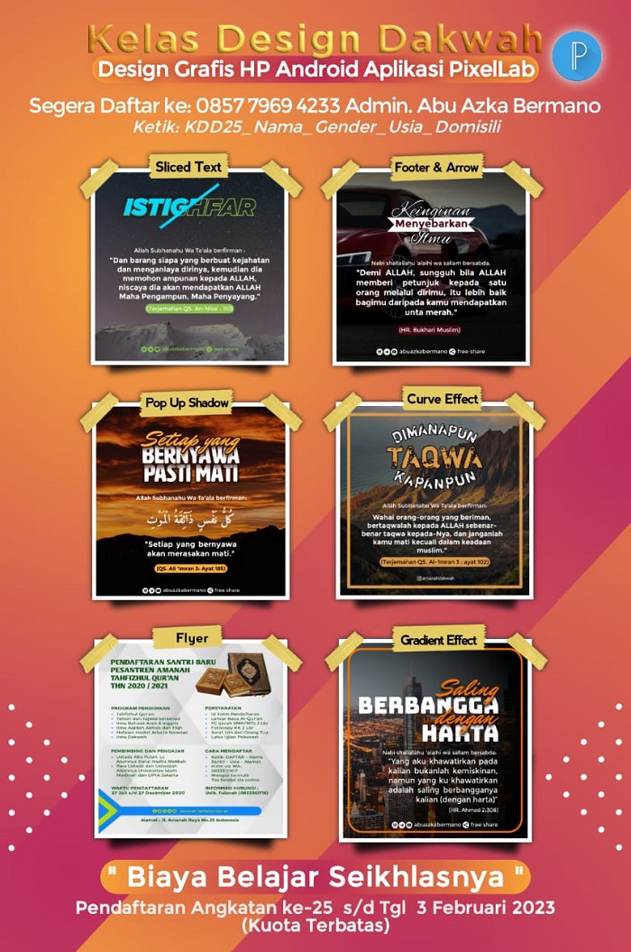 KELAS DESIGN DAKWAH ANGKATAN KE-25 (KDD25)
