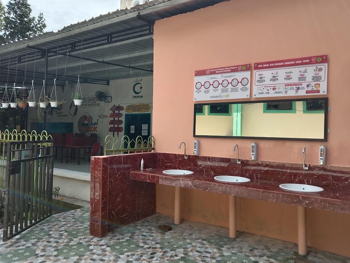 Tempat Cuci Tangan Santri. (foto: ist/*)