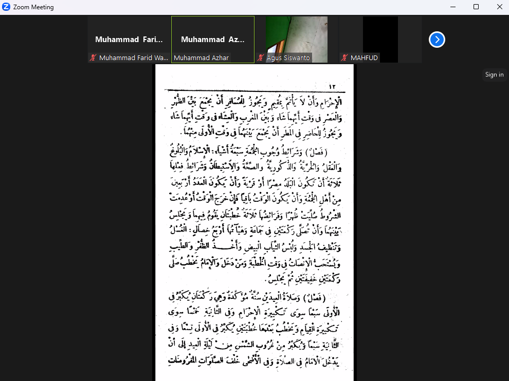 Meraih Ijazah Sanad Kutub Fiqh dan Ushul Fiqh Madzhab Syafi'i