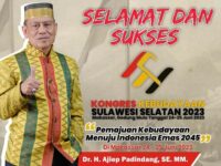 Mengikuti Kongres Kebudayaan Sulawesi Selatan