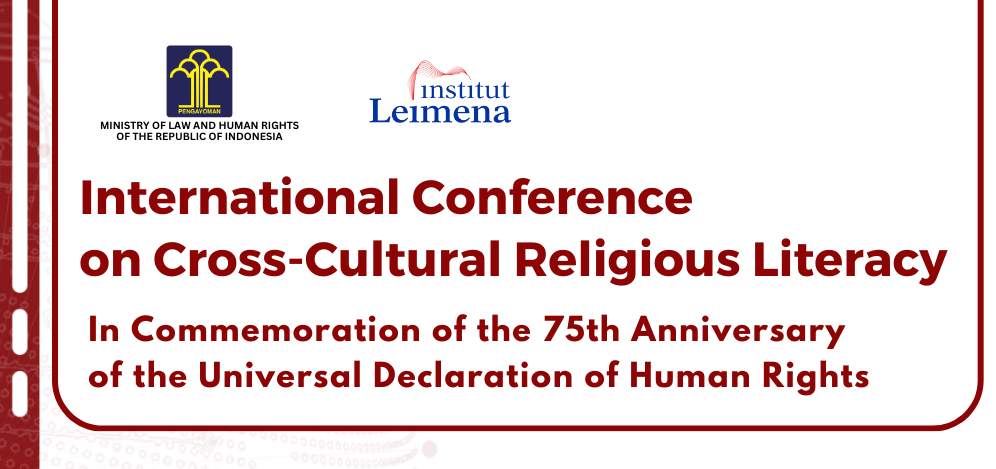 International Virtual Conference on Cross-Cultural Religious Literacy International Virtual Conference on Cross-Cultural Religious Literacy