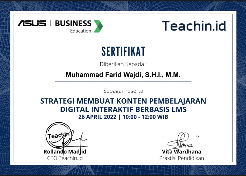 Webinar Strategi Membuat Konten Pembelajaran Digital Interaktif Berbasis LMS Webinar Strategi Membuat Konten Pembelajaran Digital Interaktif Berbasis LMS