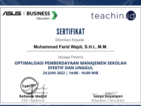 Webinar Optimalisasi Pemberdayaan Manajemen Sekolah Efektif dan Unggul