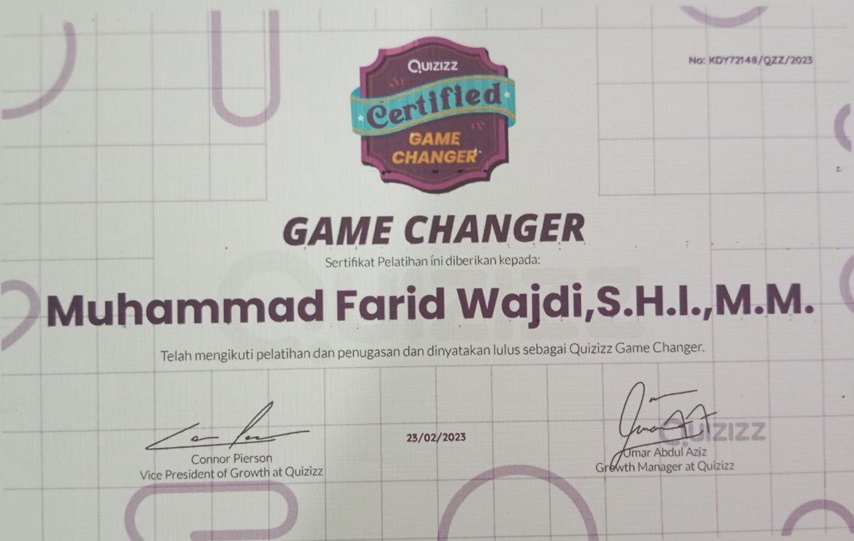 Meraih Quizizz Certified Game Changer