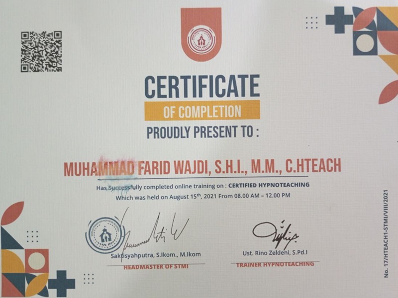 Meraih Certified HypnoTeaching (C.HTeach) Meraih Certified HypnoTeaching (C.HTeach)