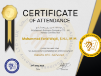 Online Course in Basics of E-Services