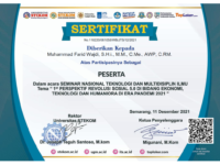 Seminar Nasional STEKOM, Teknologi dan Multi-Disiplin Ilmu #1