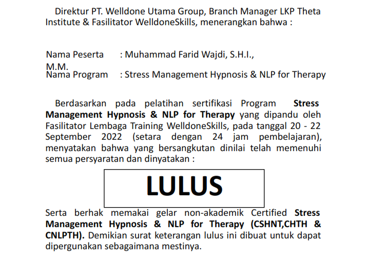 Stress Management Hypnosis & NLP for Therapy Program Stress Management Hypnosis & NLP for Therapy Program