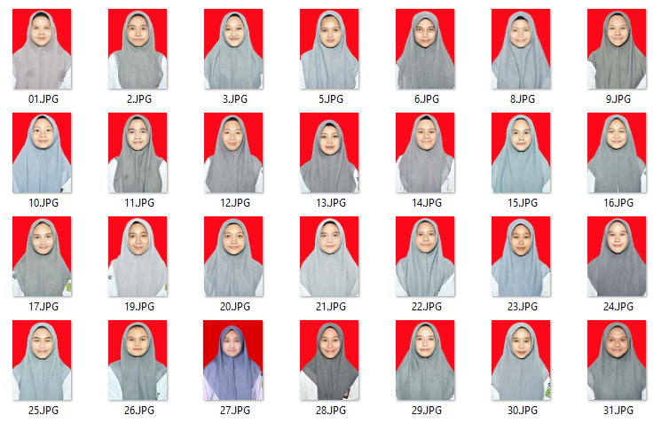 Siswi Kelas XII Putri IMMIM yang Akan Tamat 2024
