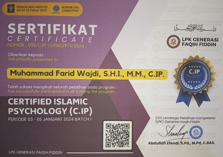 Meraih Certified Islamic Psychology (C.IP) Meraih Certified Islamic Psychology (C.IP)