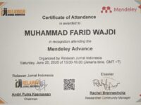 Mengikuti Kursus "Mendeley Advance"