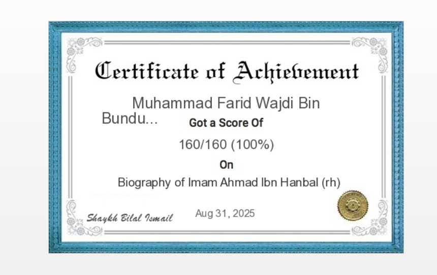 Q & A about Imam Ahmad bin Hanbal Q & A about Imam Ahmad bin Hanbal