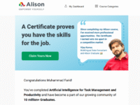 Free Online Course: Artificial Intelligence for Task Management and Productivity