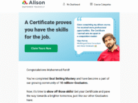 Free Online Course: Goal Setting Mastery di Alison.com