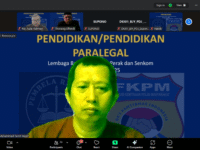 Pelatihan Paralegal LBH Perak & Senkom Mitra Polri