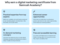 Free Online Digital Marketing & SEO Courses with Semrush Academy