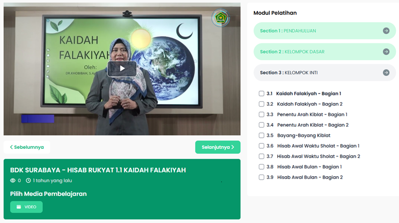 Pelatihan Mahir Hisab Rukyat - Platform Pintar Kemenag RI Pelatihan Mahir Hisab Rukyat - Platform Pintar Kemenag RI