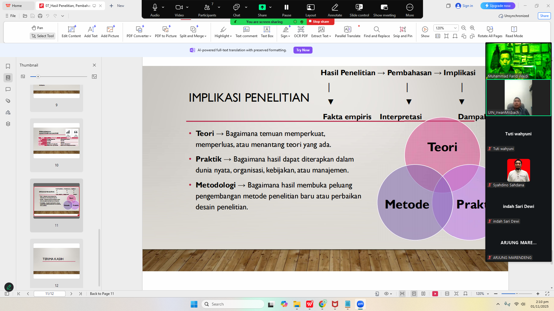 Catatan Kuliah S2 Non Reguler (17): Studi Hadits dan Metodologi Penelitian Catatan Kuliah S2 Non Reguler (17): Studi Hadits dan Metodologi Penelitian