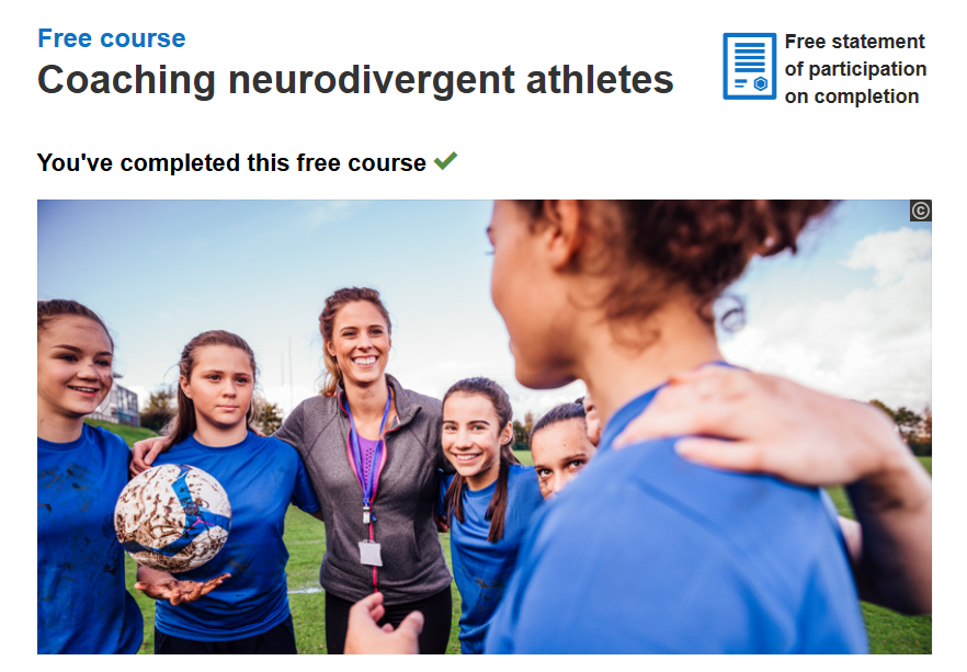 Free Course: Coaching Neurodivergent Athletes Free Course: Coaching Neurodivergent Athletes