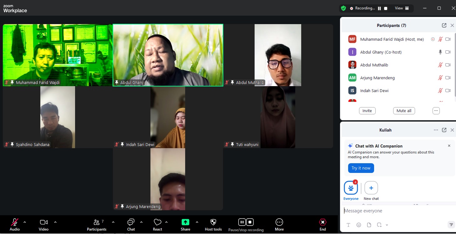 Catatan Kuliah S2 Non Reguler (31): Studi Qur'an dan Dinamika Peradaban Islam
