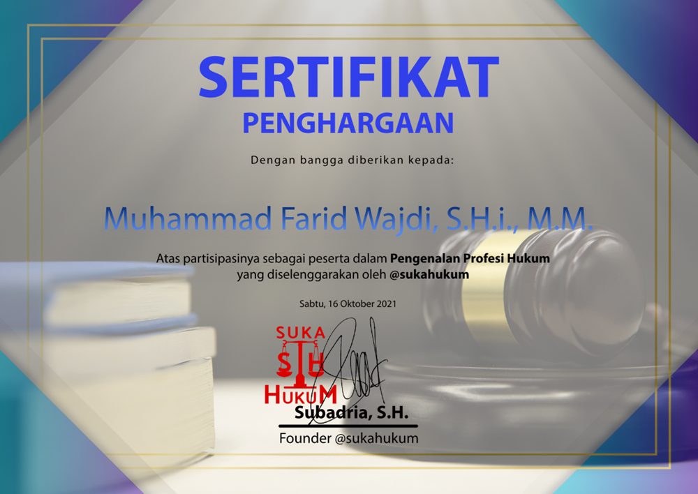 Pengenalan Profesi Hukum @sukahukum Pengenalan Profesi Hukum @sukahukum