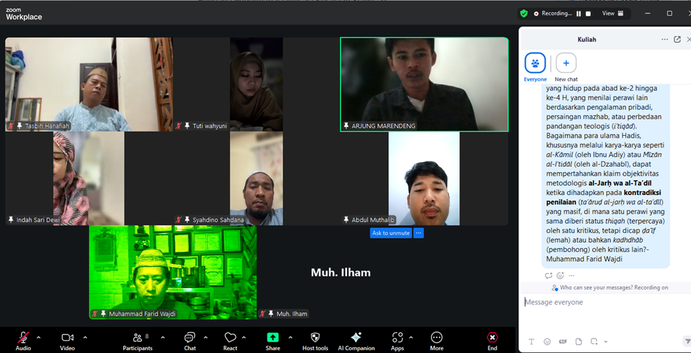 Catatan Kuliah S2 Non Reguler (37): Studi Hadits Catatan Kuliah S2 Non Reguler (37): Studi Hadits