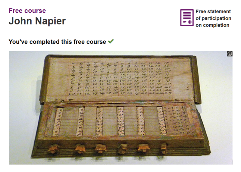 Free Course: John Napier