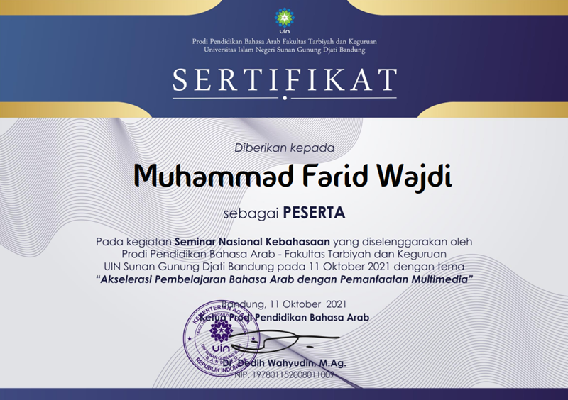 Seminar Nasional Kebahasaan Prodi PBA-FTK UIN Sunan Gunung Djati Seminar Nasional Kebahasaan Prodi PBA-FTK UIN Sunan Gunung Djati