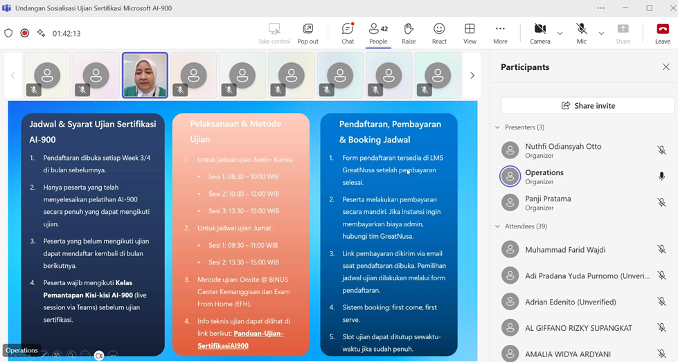 Sosialisasi dan Briefing Persiapan Ujian Sertifikasi Microsoft AI-900T00-A Sosialisasi dan Briefing Persiapan Ujian Sertifikasi Microsoft AI-900T00-A