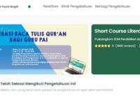 Short Course Literasi Baca Tulis Qurán Bagi Guru PAI