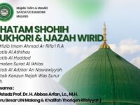 Khataman Shahih Bukhari dan Pengijazahan Wirid (Khusus Bulan Rajab)