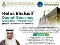 DAURAH BERSANAD QAṢĪDAH AL-KHĀQĀNIYYAH (Matan Tajwid Pertama di Dunia)