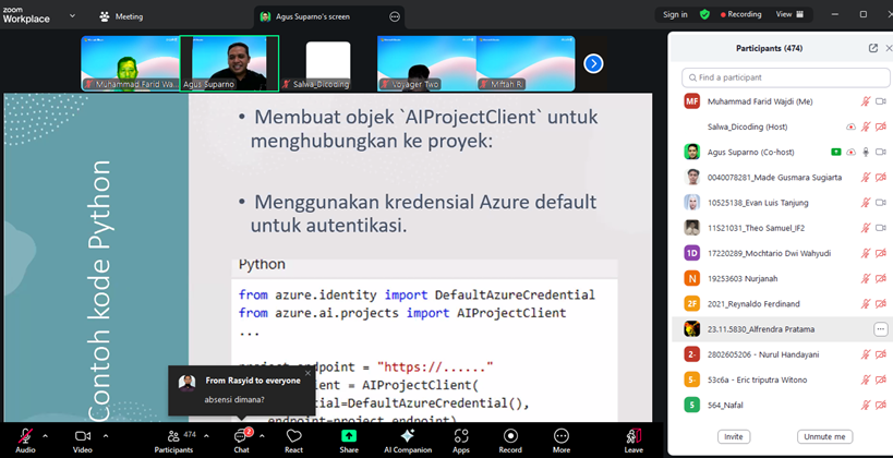METC Online Training #4: Mengembangkan Aplikasi AI Generatif di Azure