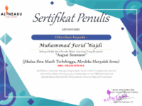 Menulis Puisi "Guru Harus Merdeka" dalam Antologi "August Seventeen"