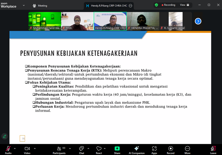 Pelatihan CIRM & CIRP. (foto: 10 Maret 2026/*)