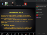 Catatan Kuliah S2 Non Reguler (5): Historiografi Islam dan Sejarah Pergerakan Nasional Indonesia