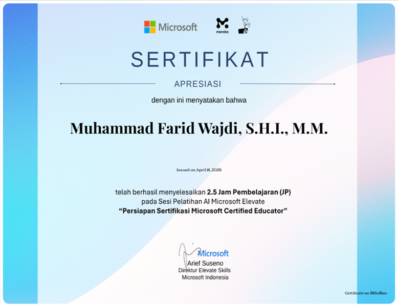 Persiapan Sertifikasi Microsoft Certified Educator (MCE) Persiapan Sertifikasi Microsoft Certified Educator (MCE)