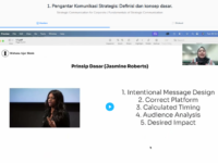 Mengikuti Kursus Wahana Ajar Bisnis: Komunikasi Strategis (Strategic Communication)